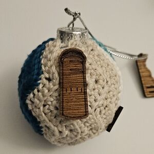 Delaware Shore Crocheted Ornament